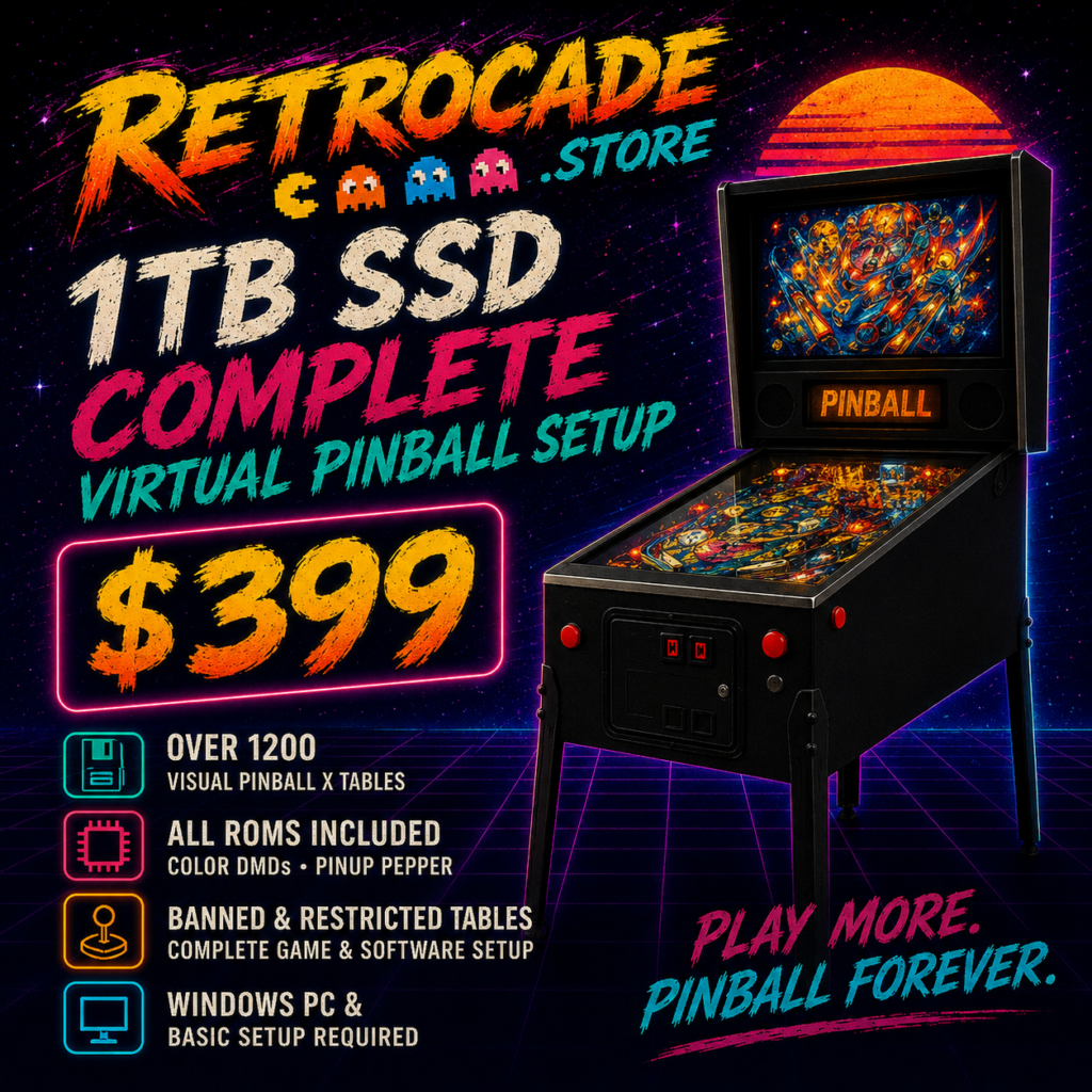 Virtual Pinball 1TB SSD Boot Drive