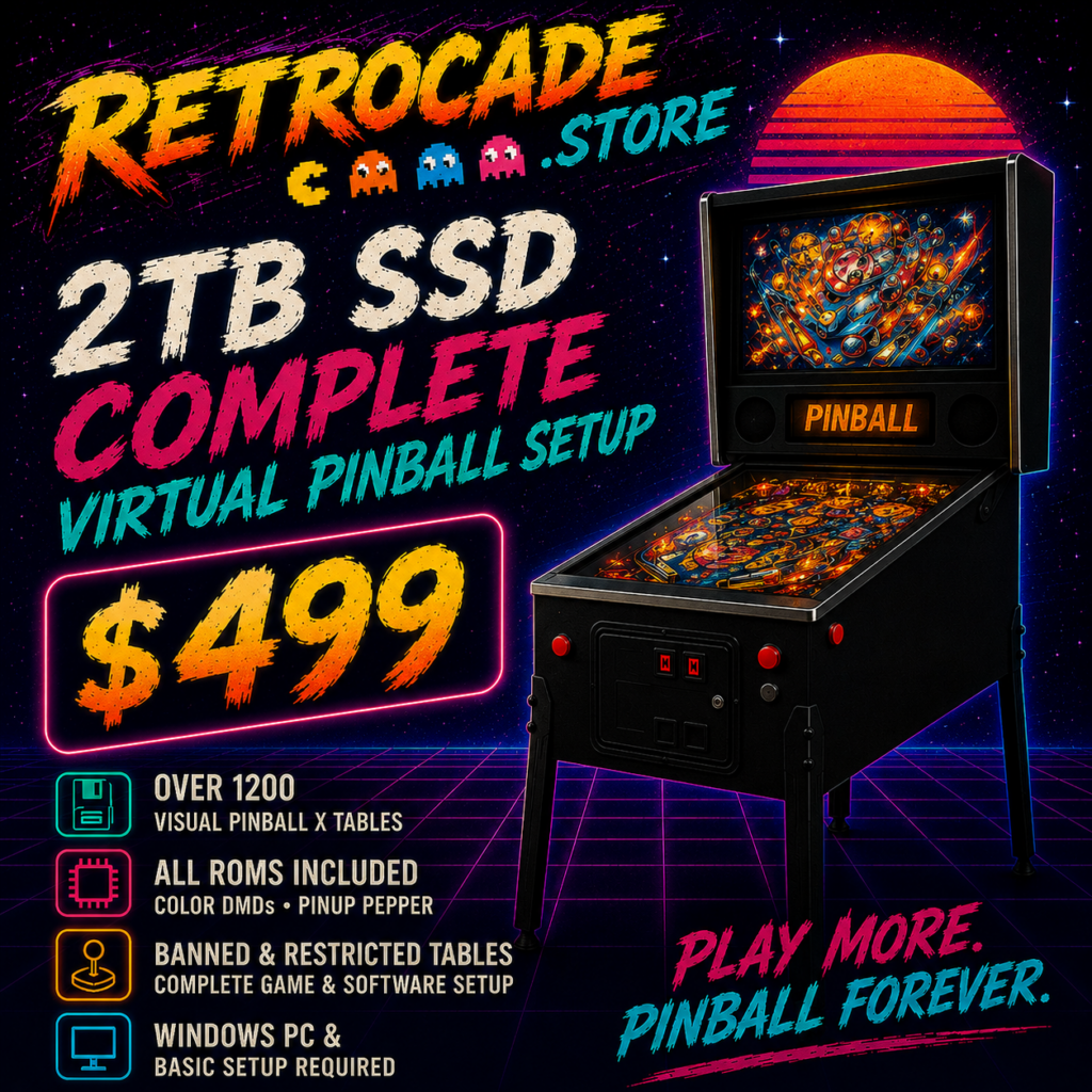 Virtual Pinball 2TB SSD Boot Drive