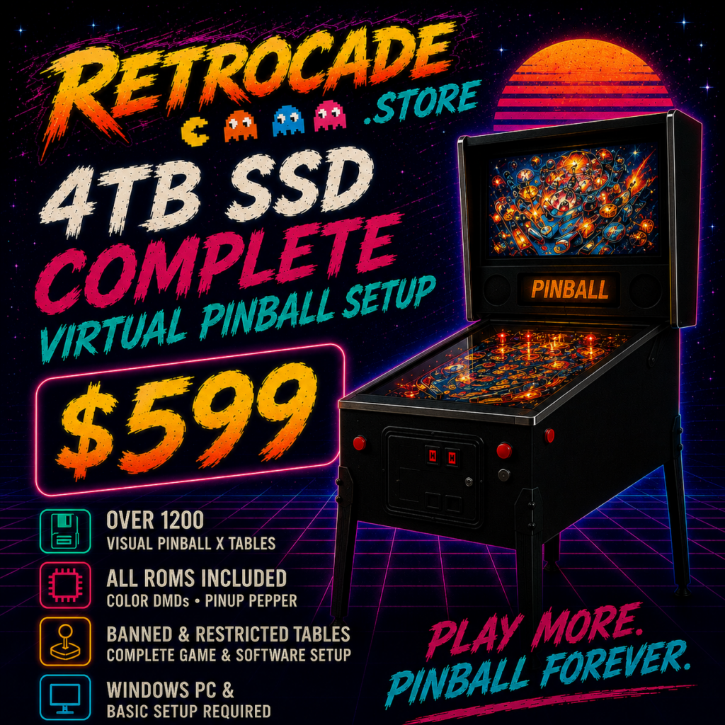 Virtual Pinball 4TB SSD Boot Drive