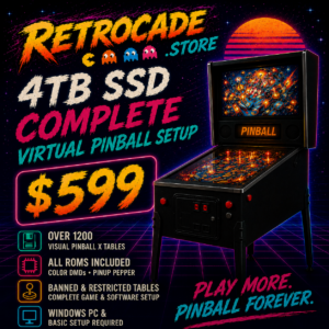 Virtual Pinball 4TB SSD Boot Drive