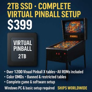 🎮 Virtual Pinball 2TB SSD Boot Drive