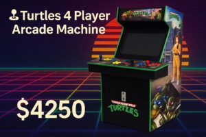 TMNT 4 Player Arcade Machine – Classic Beat ‘Em Up | Retrocade.store