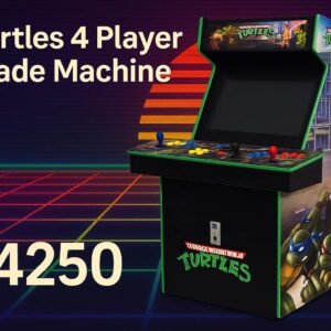 TMNT 4 Player Arcade Machine – Classic Beat ‘Em Up | Retrocade.store