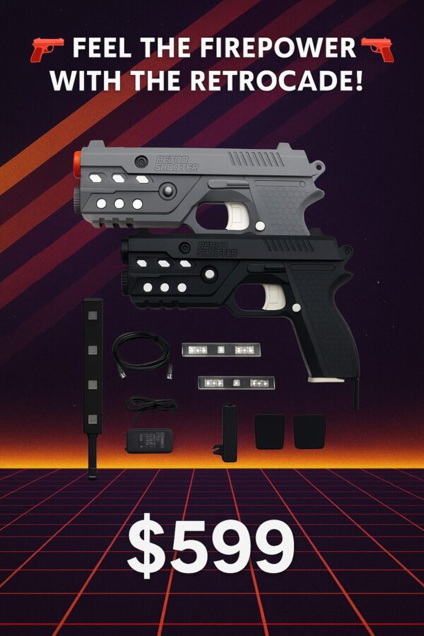Feel The Firepower Retro Arcade Machine | Retrocade.store