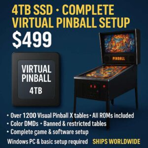 🎮 Virtual Pinball 4TB SSD Boot Drive