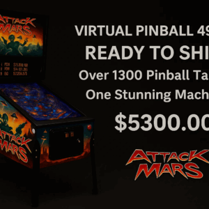 🎯 Virtual Pinball 49" 4K – Ready to Ship!