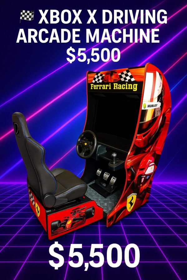 Xbox X Racing Arcade Machine – Real Driving Experience | Retrocade.store