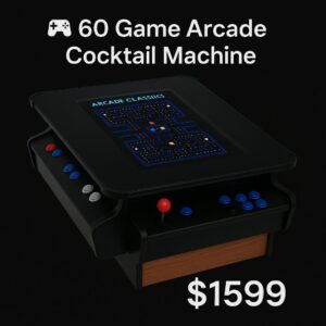 Cocktail Arcade Machine – 60 Classic Games | Retrocade.store