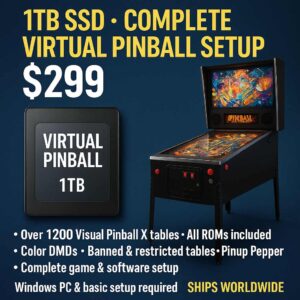 🎮 Virtual Pinball 1TB SSD Boot Drive
