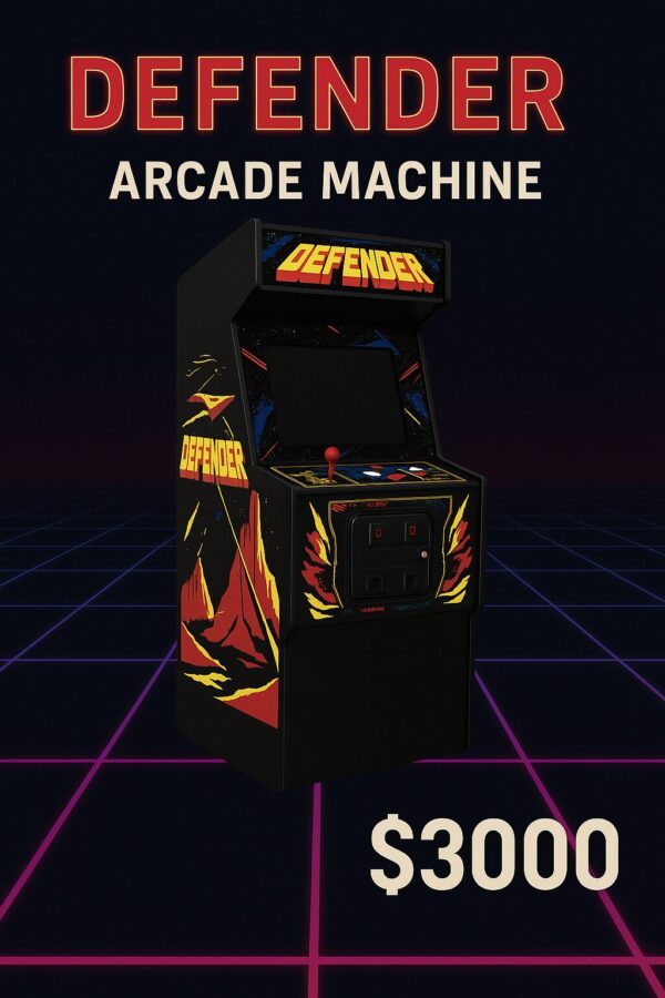 Defender Arcade Machine – Classic Retro Cabinet | Retrocade.store