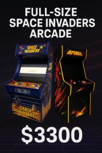 Space Invaders Arcade Machine – Classic Alien Shooter | Retrocade.store