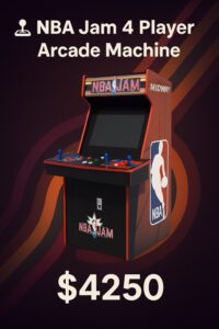 NBA Jam 4 Player Arcade Machine – Slam Dunk Classic | Retrocade.store