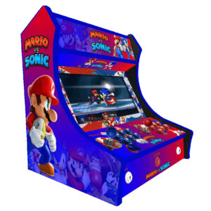 2 Player Bartop Arcade Machine Mario v Sonic