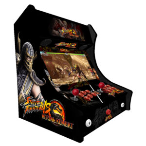 2 Player Bartop Arcade Machine - Street Fighter vs Mortal Kombat v1