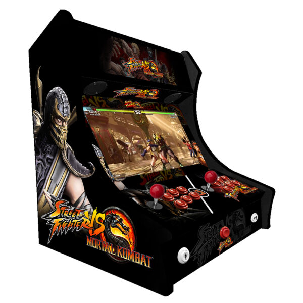 2 Player Bartop Arcade Machine - Street Fighter vs Mortal Kombat v1