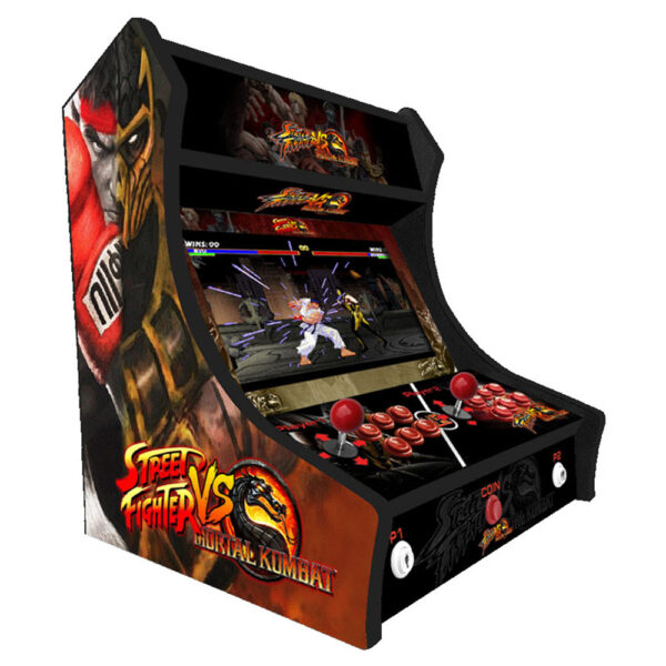 2 Player Bartop Arcade Machine - Street Fighter vs Mortal Kombat v2