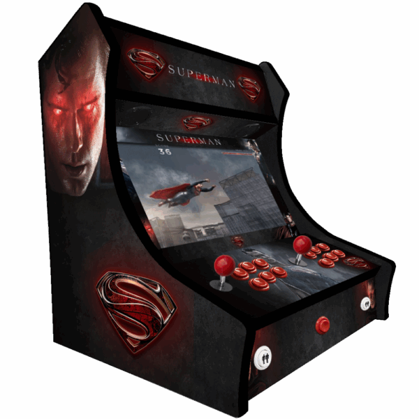 2 Player Bartop Arcade Machine - Superman