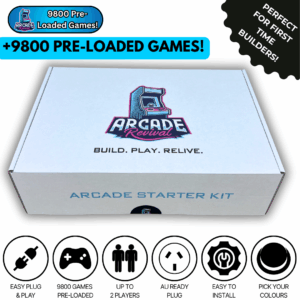 Plug & Play Arcade Kit with 9800 Games – Easy DIY Setup