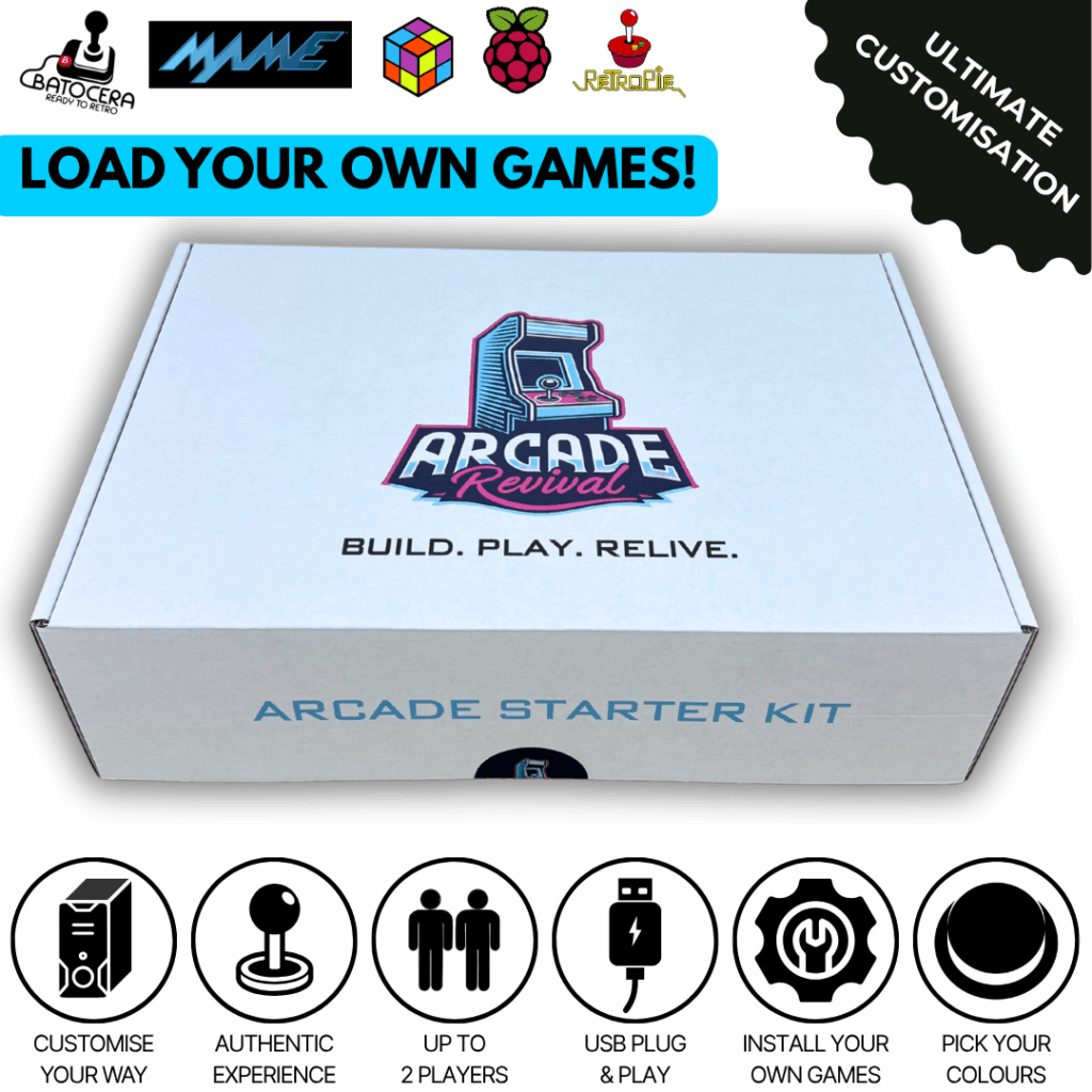 DIY Arcade Starter Kit – Build & Customise Your Own Emulator Setup