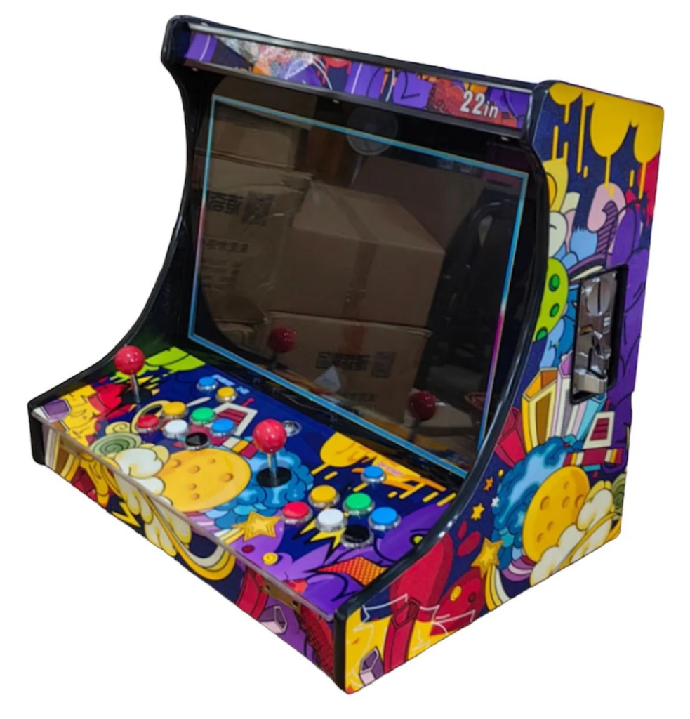 2 Player Bartop Arcade Machine | SAGA DX 26,800 Games | 22” HD Retro Arcade
