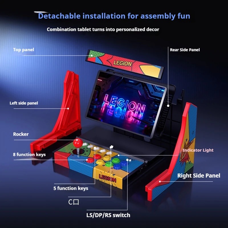 Retro Arcade Fight Stick Dock for Switch 2, Switch & OLED - Image 7