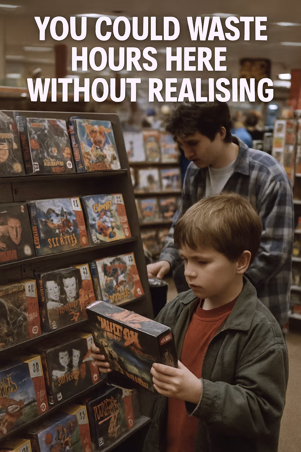 looking at game boxes you could not afford second image