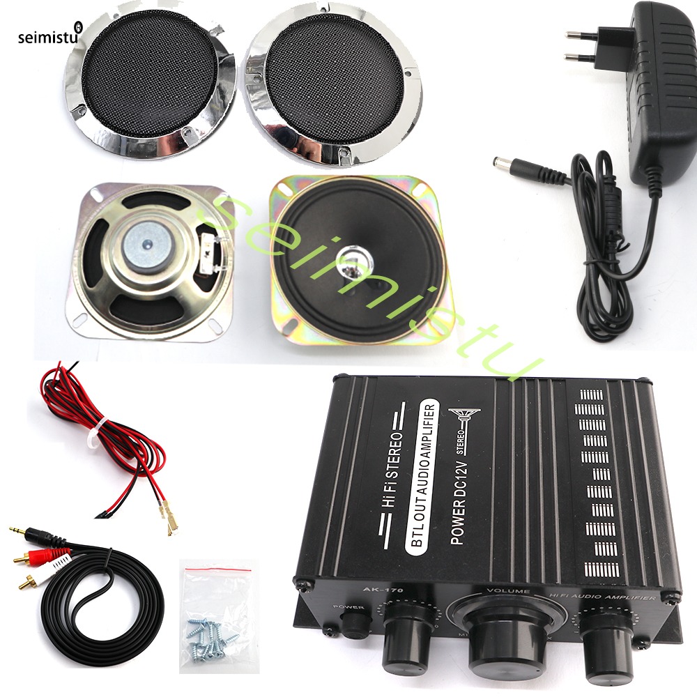 Mini Arcade Audio Amplifier Kit 20W+20W Stereo with 4” Speakers