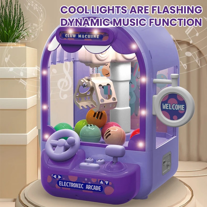 Kids Electronic Claw Machine – DIY Arcade Grabber Toy