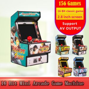 16 Bit Portable Handheld Game Console – 156 Built-In Retro Sega Games Mini Arcade Player