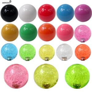 35mm Clear Crystal Bubble Arcade Joystick Ball Top | Luminous SANWA ZIPPY Style