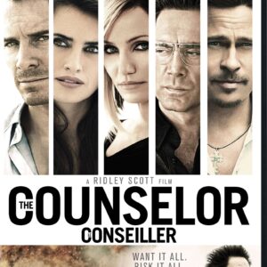The councelor extended cut Ridley Scott film Blu-ray cover art