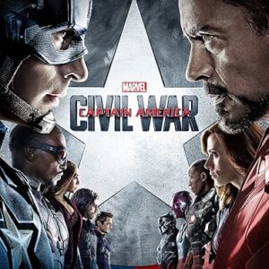 Captain America: Civil War Blu-ray cover art