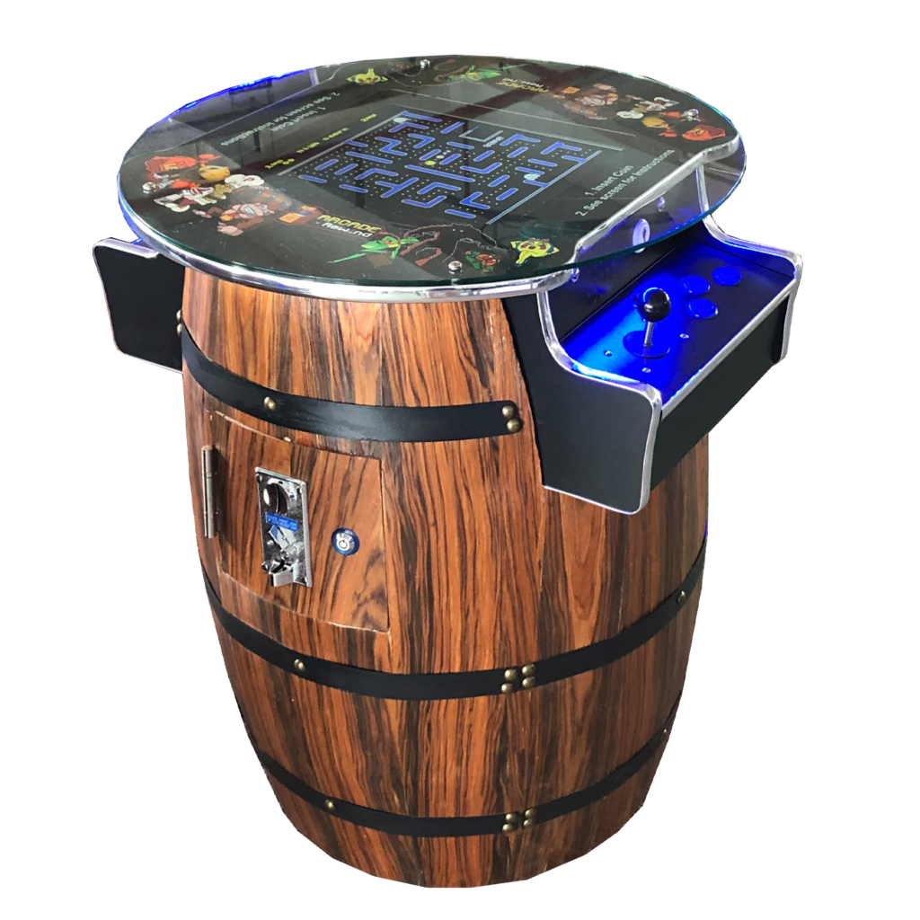 Wine Barrel Arcade Machine – 60 or 412 Games