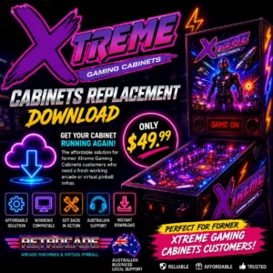 Xtreme Gaming Cabinets Virtual Pinball Replacement Download | RETROCADE