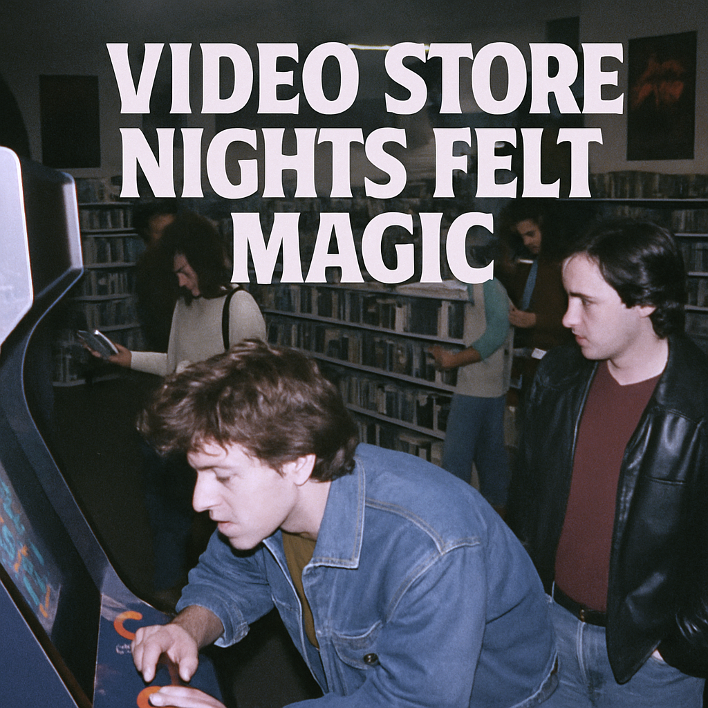 standing in line at Blockbuster on Friday nights second image
