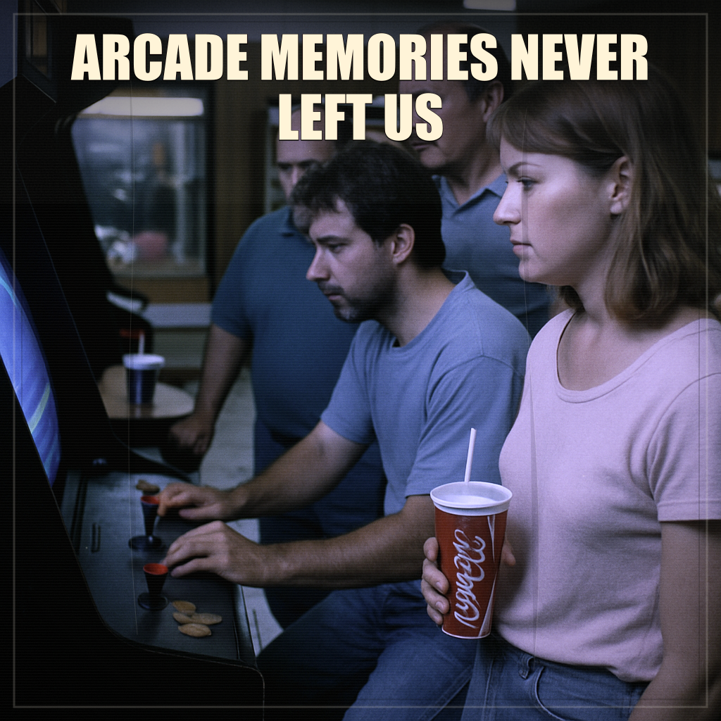 That Electric Moment: Standing in Line at the Arcade with a Cold Coke