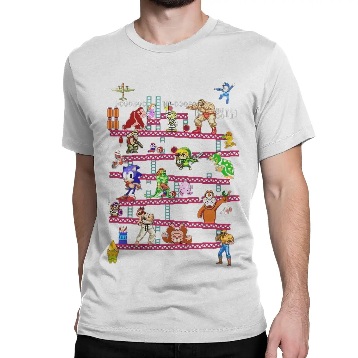 Arcade Game Collage T-Shirt - Image 5