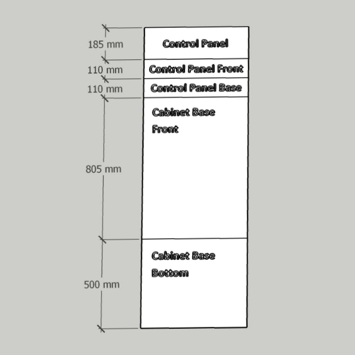1.1 Sheet marked out