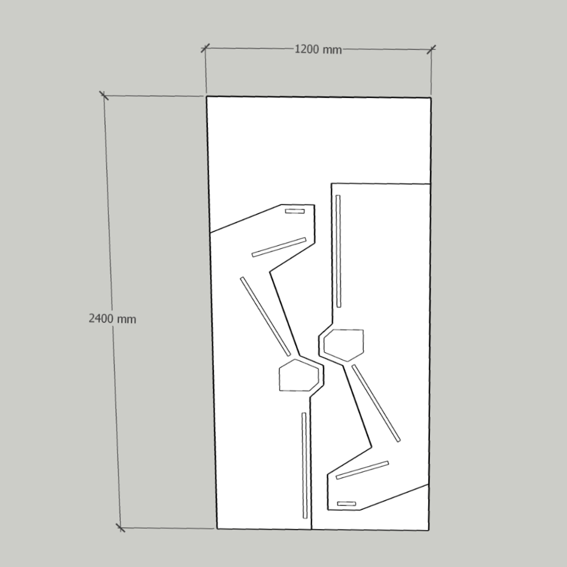 1.3 Side panel sheet positions