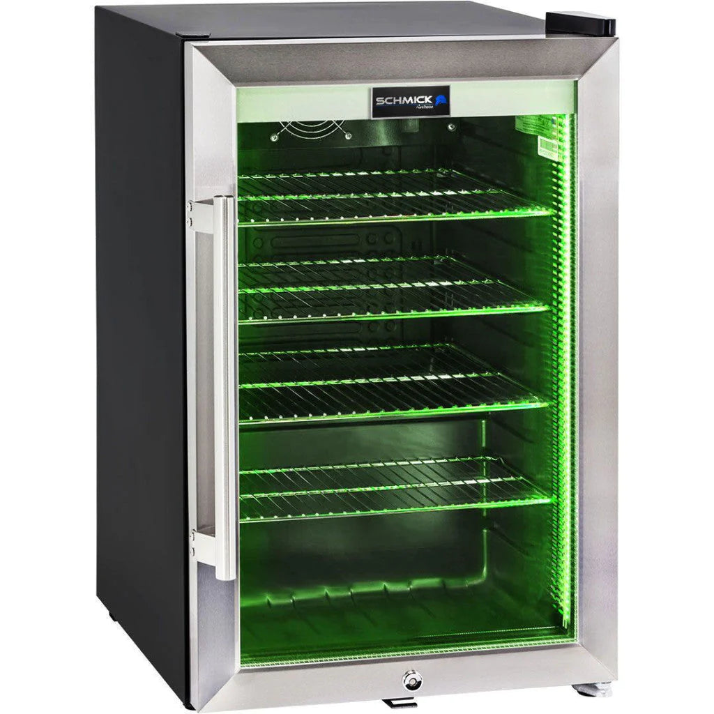 Schmick Tropical Triple Glazed Outdoor Glass 70L Bar Fridge