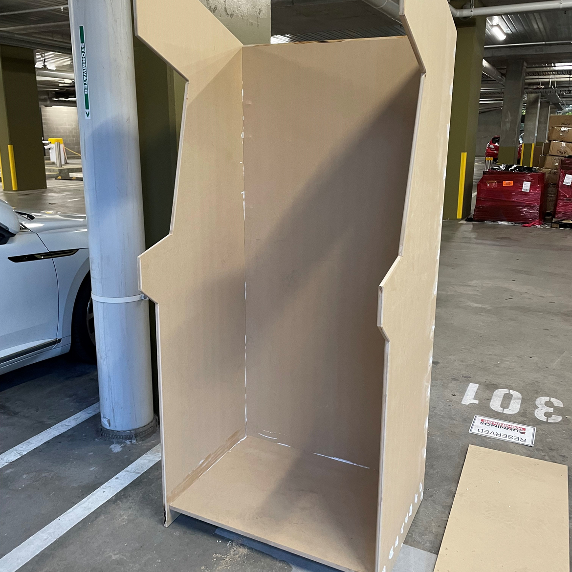 4.4 Back and bottom segments attached to sides