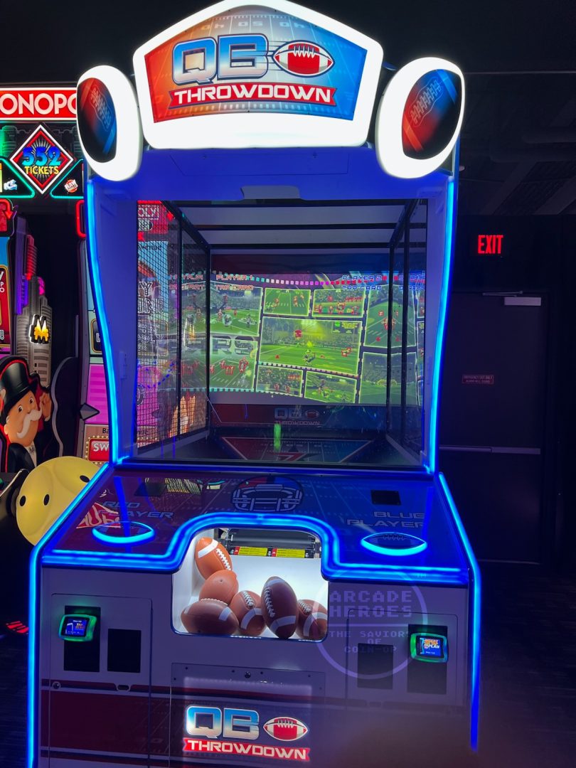 QB Touchdown prototype by Bay Tek Games