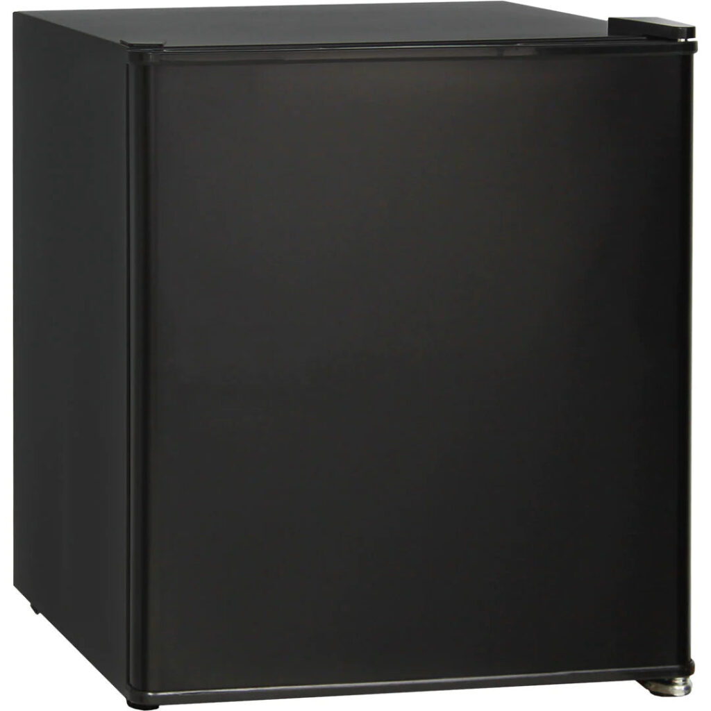 Black Small Quiet Mini 46L Bar Fridge