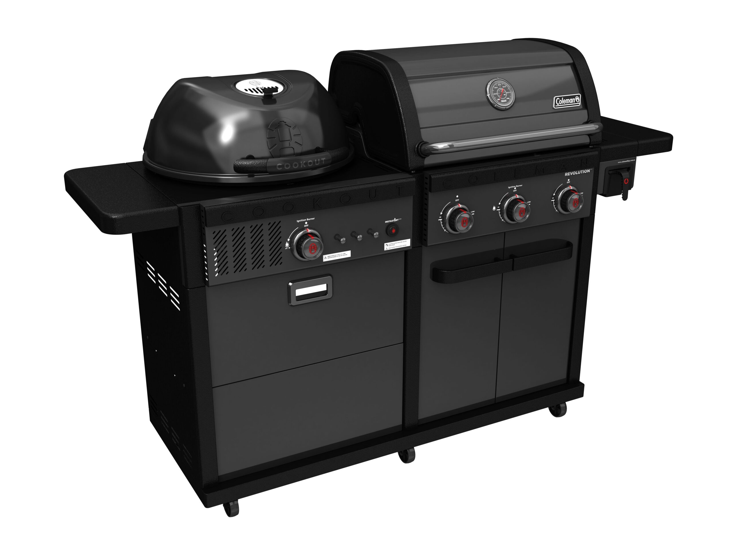 Coleman Revolution Dual Fuel BBQ - Black Matte
