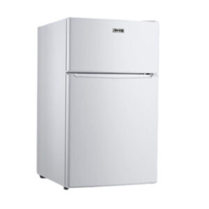 Teco 86L 2 Door White Bar Fridge