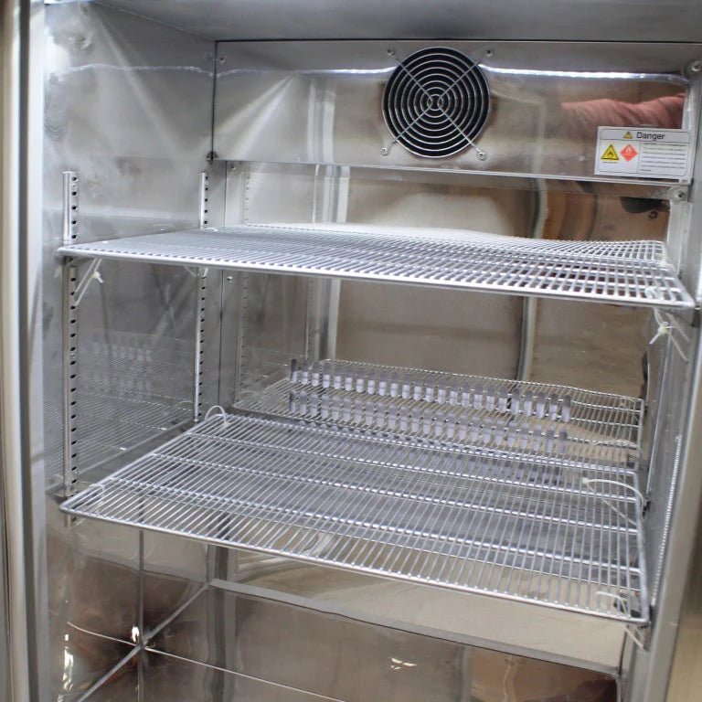 Rhino Stainless Steel 1 Door 129L Bar Fridge