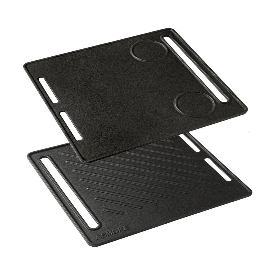 Asmoke Cast Iron Reversible Grill