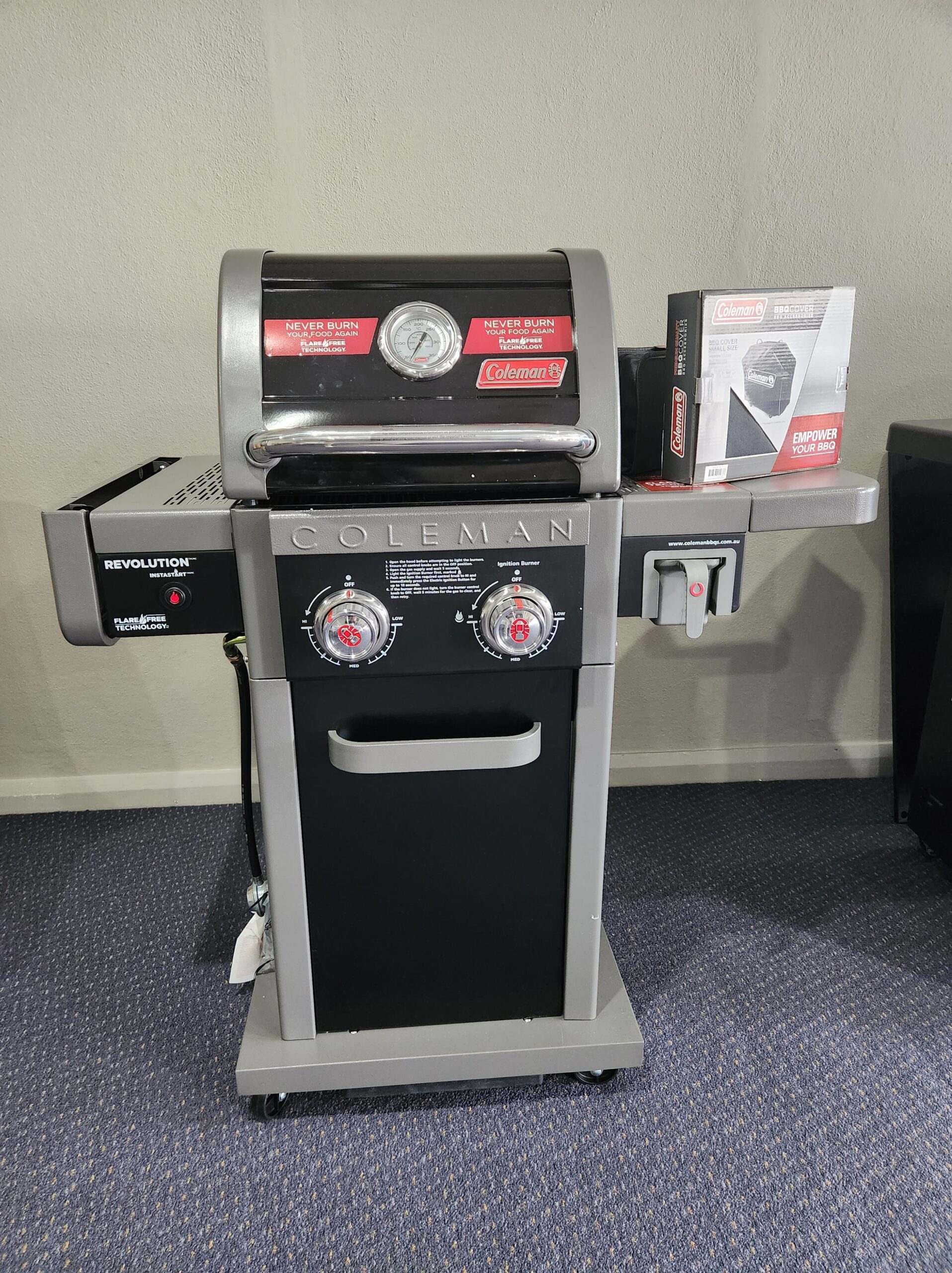 Coleman Revolution 2 Burner BBQ - Black Gloss