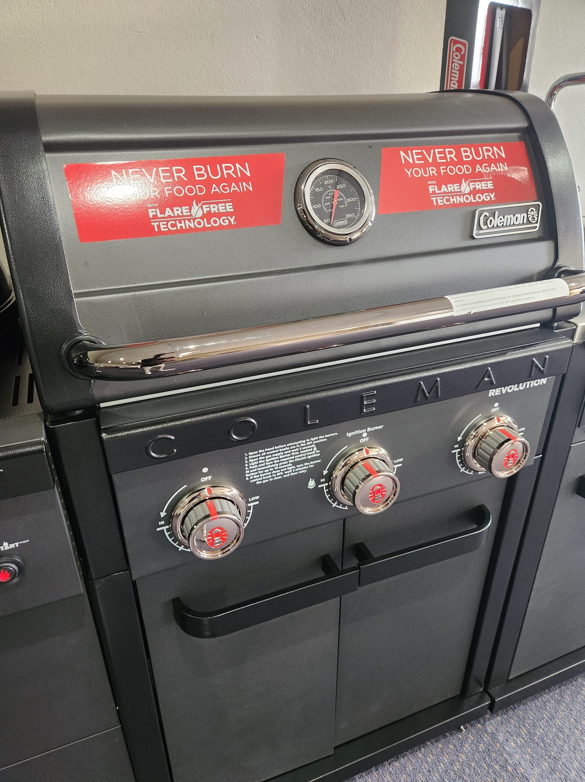 Coleman Revolution Dual Fuel BBQ - Black Matte