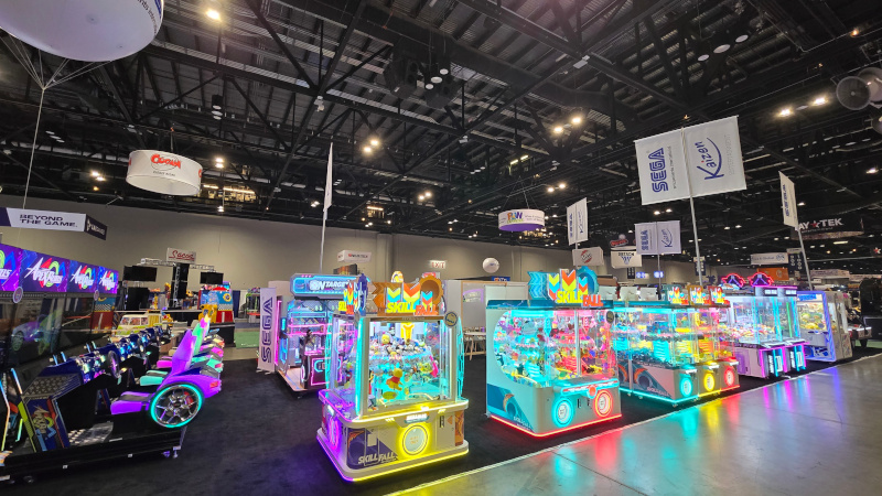 Sega Amusements booth IAAPA 2024